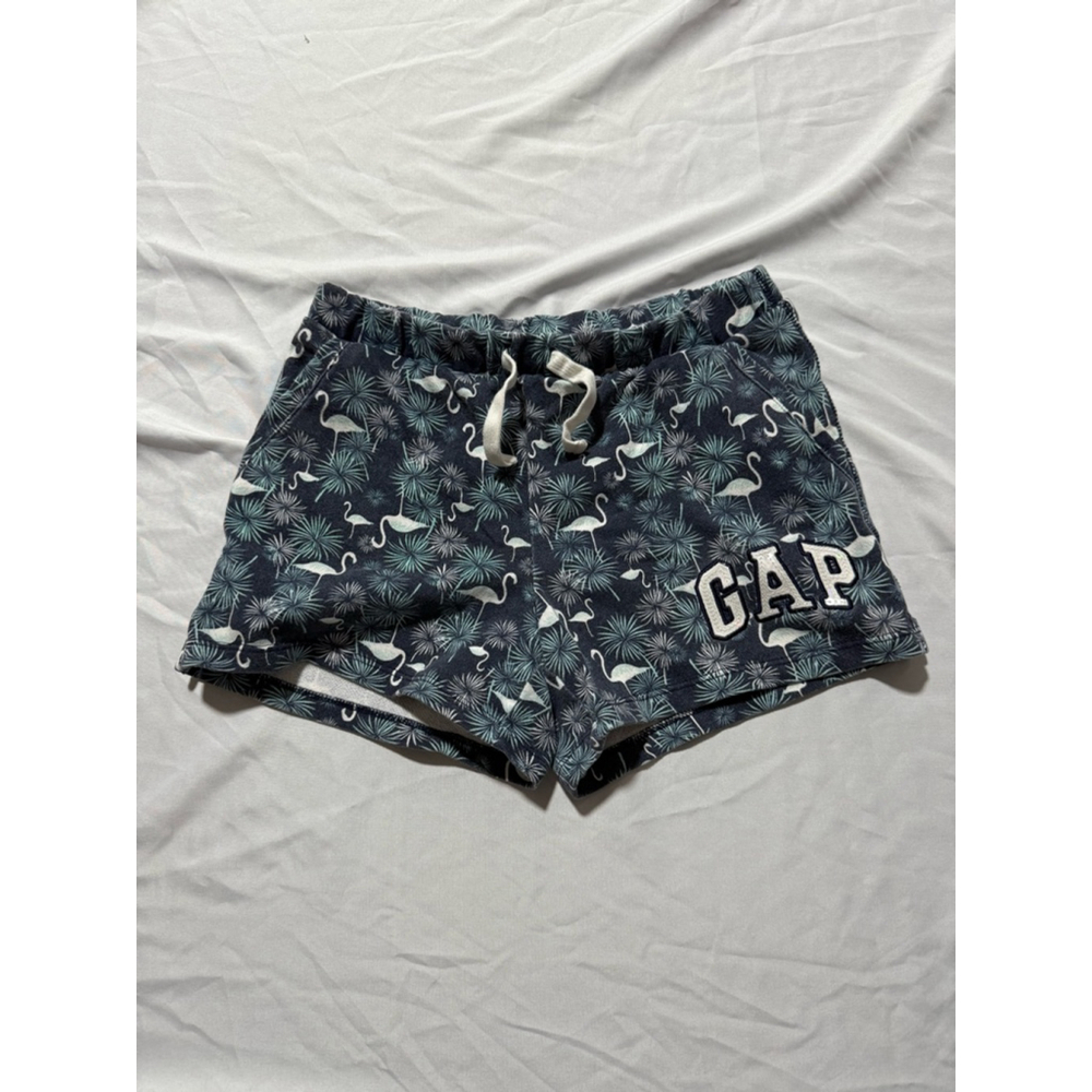 Girls Gap Shorts Size 12 Blue Flamingo Print - Picture 1 of 3